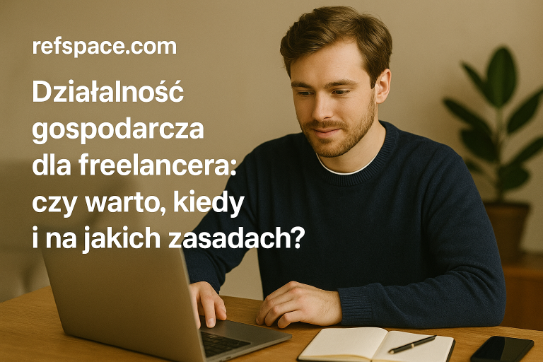 Działalność gospodarcza dla freelancera: czy warto, kiedy i na jakich zasadach?